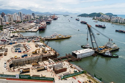Túnel Santos-Guarujá avança com financiamento bilionário e redefine a mobilidade no litoral paulista