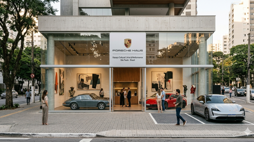 Porsche em São Paulo: como o novo espaço cultural redefine a experiência de marca no Brasil