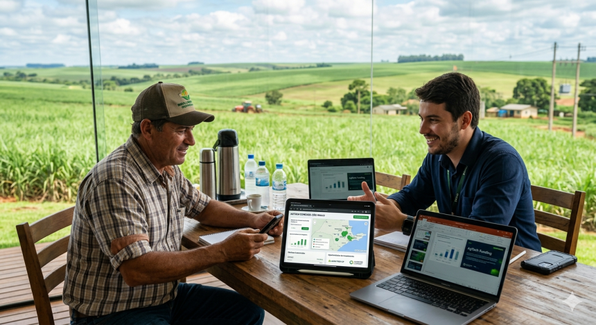 Tecnologia no agro: como plataformas digitais estão conectando investidores a ideias inovadoras no interior de São Paulo
