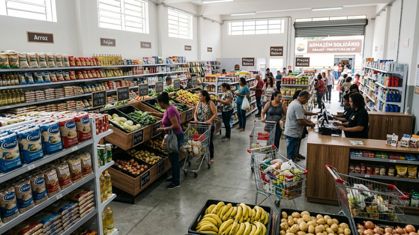 São Paulo inaugura Armazém Solidário no Grajaú: como famílias podem economizar até 50% nas compras